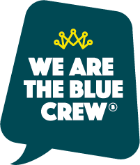 The Blue Crew logo CMYK tekstwolkje 2